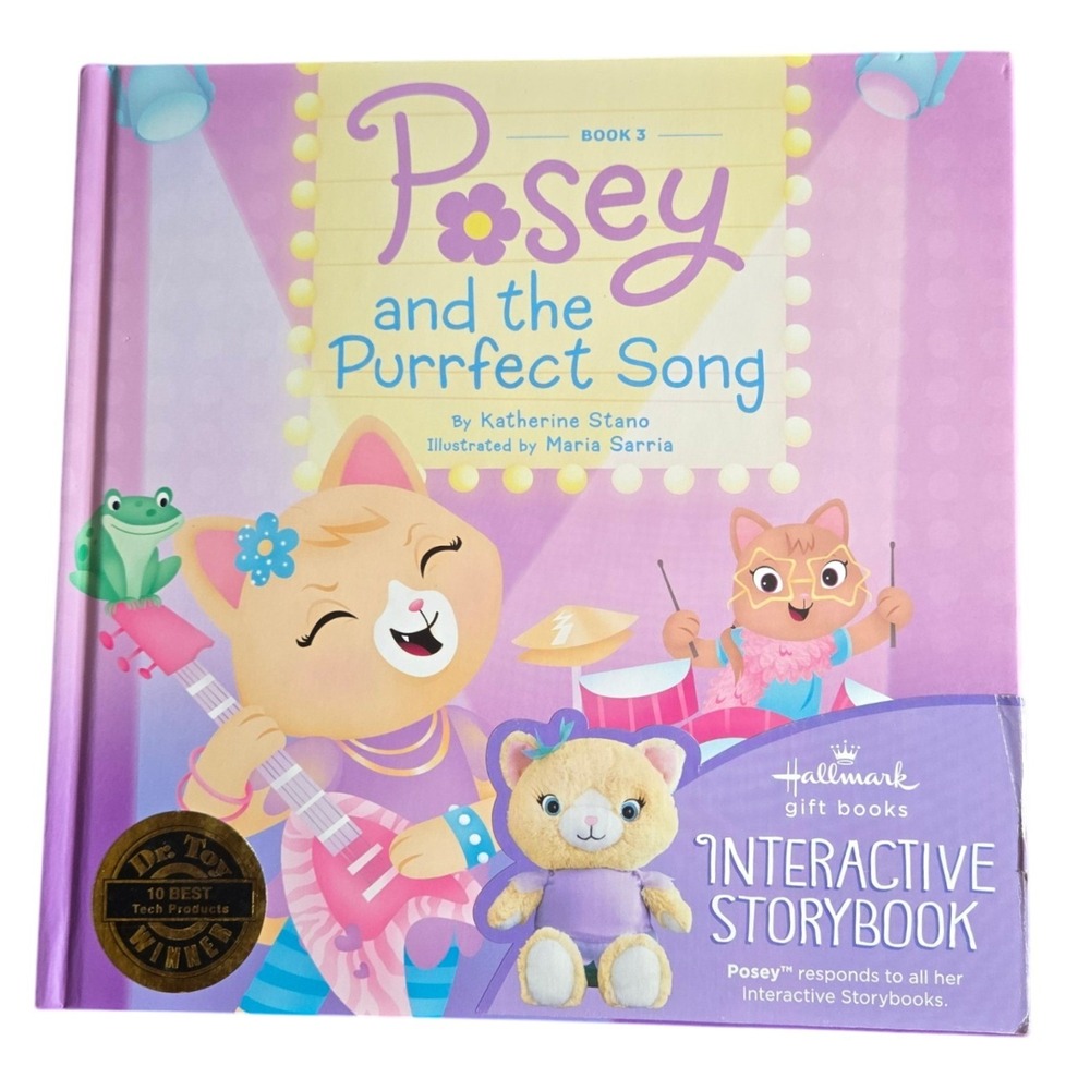 Hallmark Posey and the Purrfect Song Interactive Storybook Hardcover Book 3